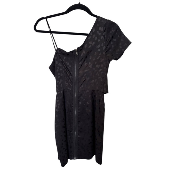 Reformed Dress Asymmetrical Black Size XS - Picture 2 of 8